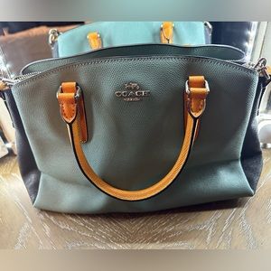 Coach Sage Carryall in Colorblock Blue Multi